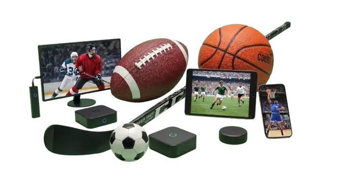 A dynamic multi-screen setup featuring live 4K sports streaming, ideal for evaluating the best IPTV service for 4K streaming and sports in 2026.